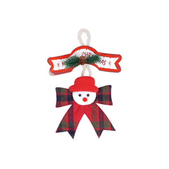 Snowman Tree Hanger with Happy Christmas Sign
