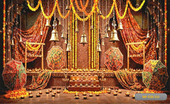 Festival floral backdrops