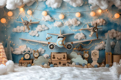 Traveller Aeroplane babyphotoshoot Backdrop