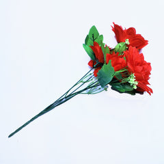 Artificial Red Lilly Natural Looking Flower Bunch