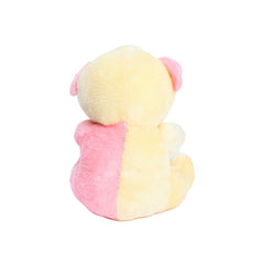 Teddy Bear-yellow with pink colour
