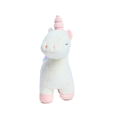 Pink and White Unicorn Teddy Bear Plush Soft Toy