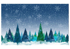 Christmas Tree Backdrop