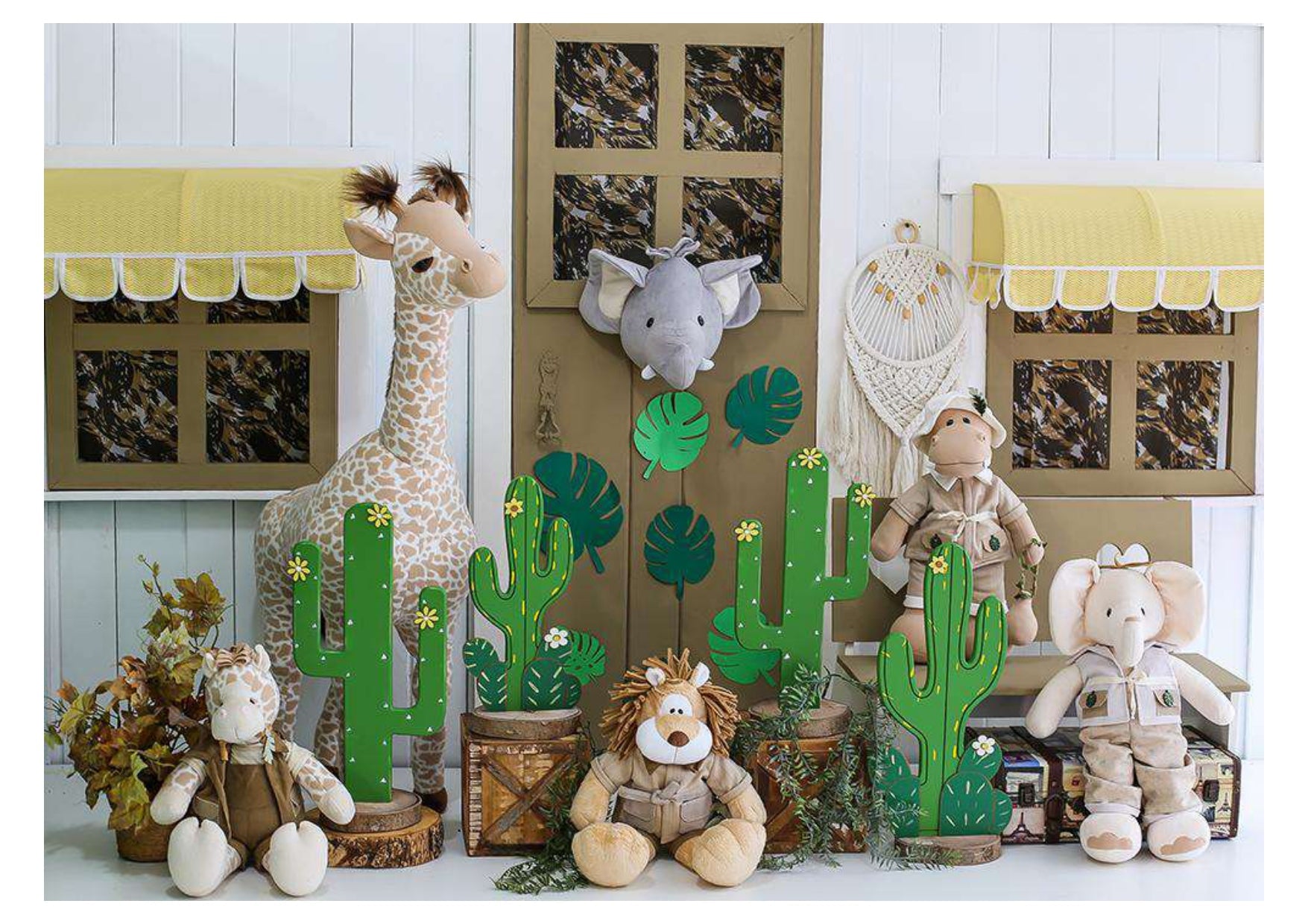 Animals Toys Door Backdrop