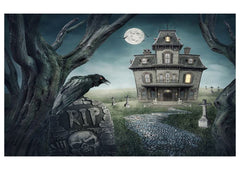 Creepy House Backdrop