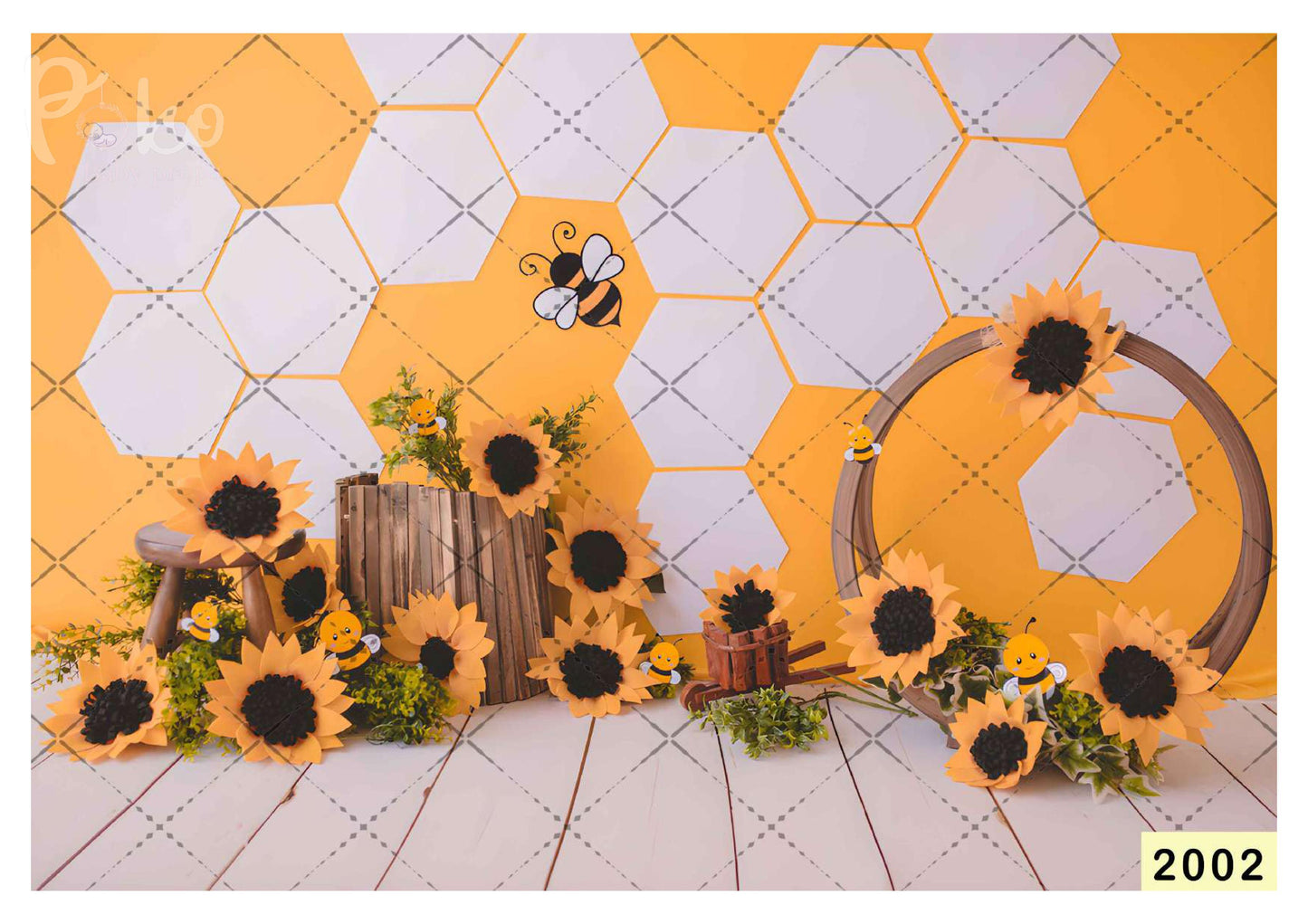 Honey Bee Backdrop