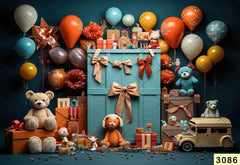 Teddy Gifts shop Backdrop