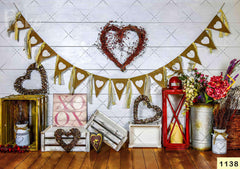 Red Heart Backdrop