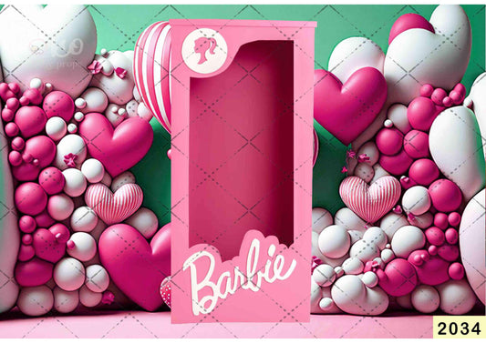 Barbie Birthday Backdrop