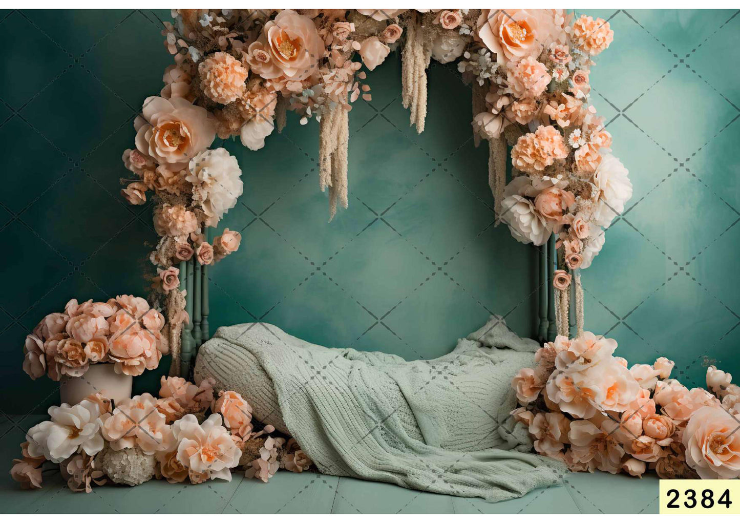 Newborn Flowers Backdrop