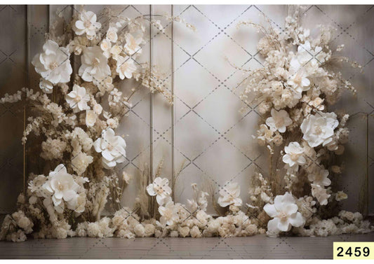Fabric Backdrop-Jasmine  Flower Backdrop