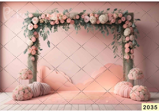 Peach Rose Color Backdrop