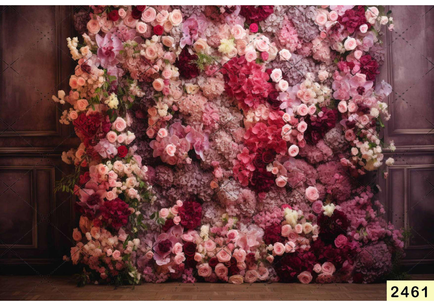 Variety Flowers Backdrop