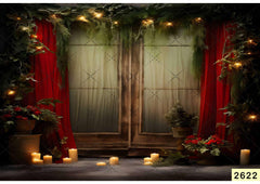 Window Décor Christmas babyphotoshoot Backdrop