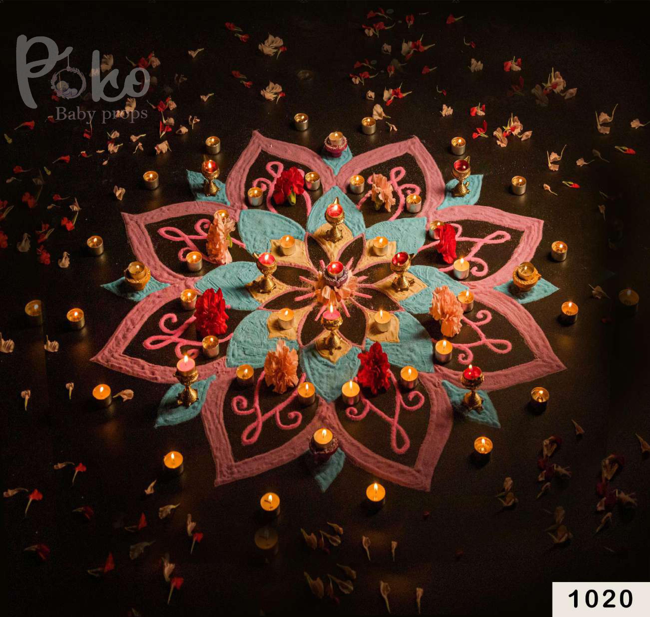 Kolam Design Backdrop