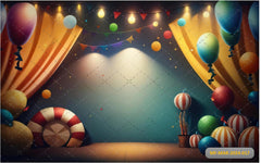 Light Stage Circus babyphotoshoot Backdrop