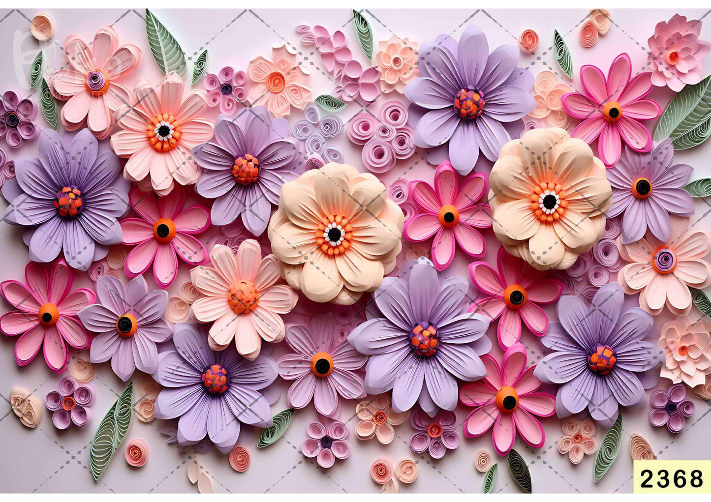 Craft Flowers Backdrop