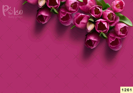 Rose Flowers Backdrop