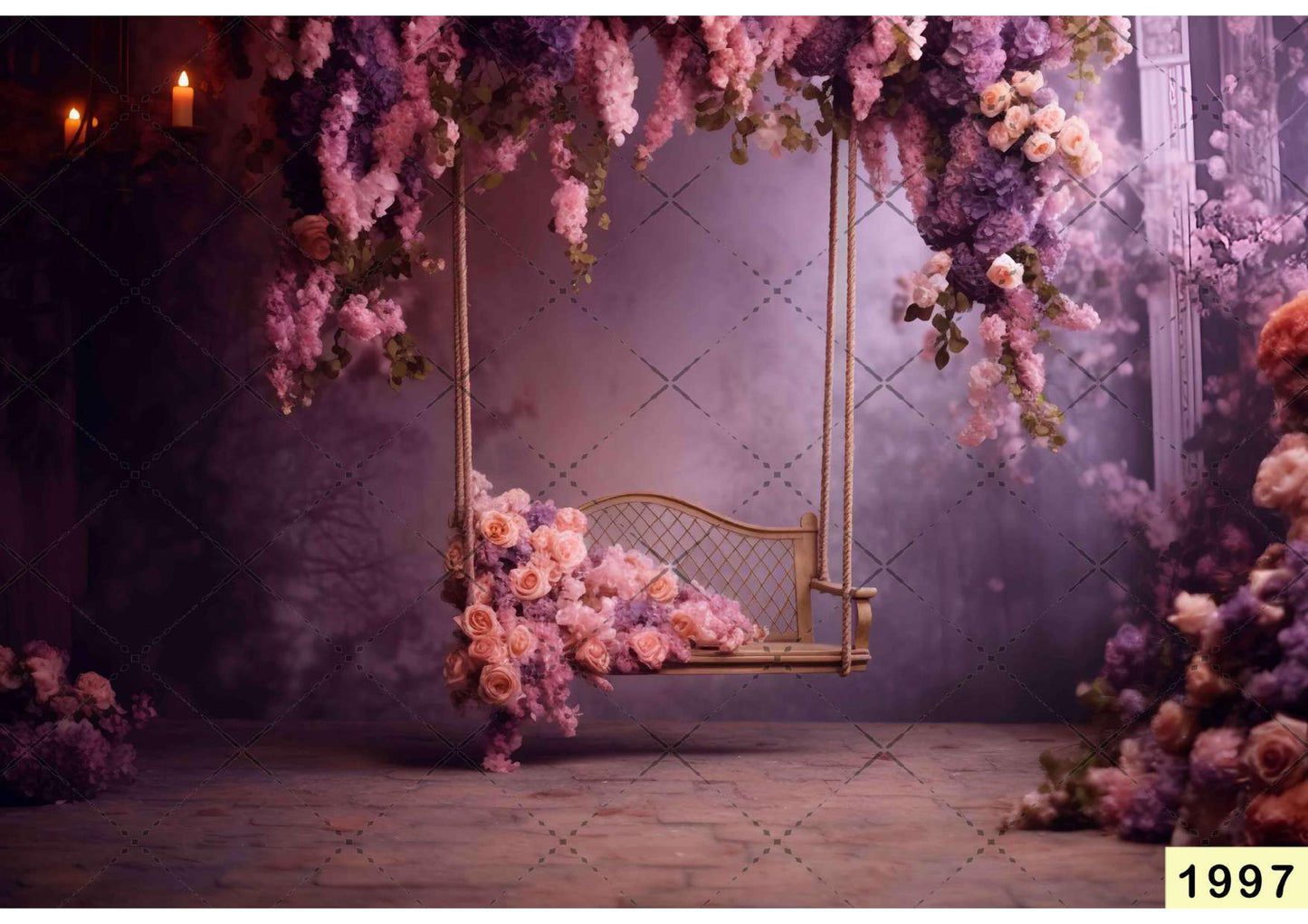 Swing Flower  Backdrop