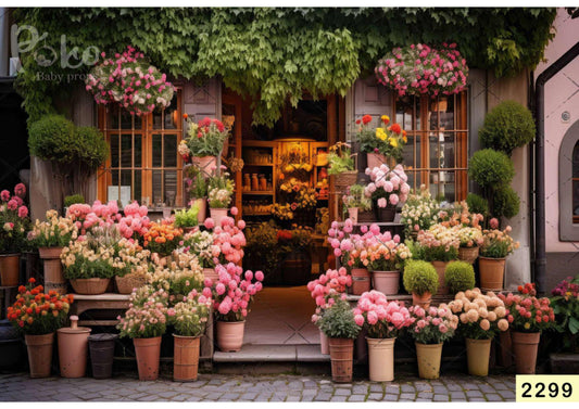 Flower Store Backdrop