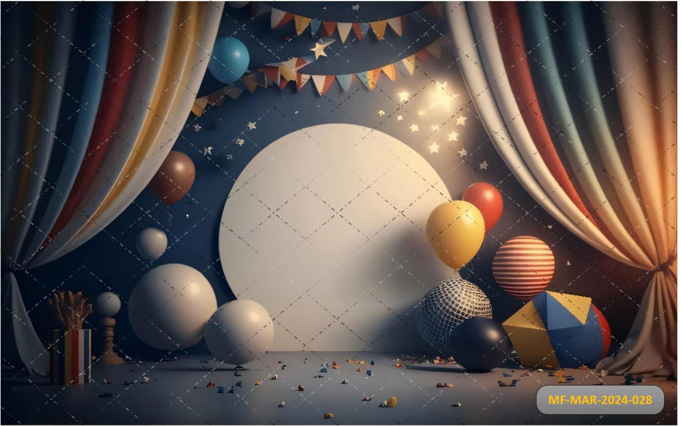 Celebration Stage Decor Backdrop- Fabric Backdrop – Poko baby props