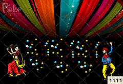 Dandiya Celebration babyphotoshoot Backdrop