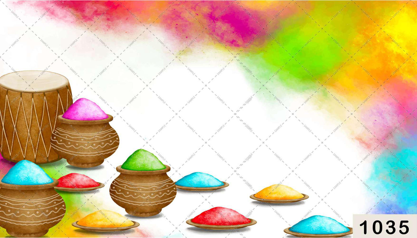 Holi Celebration Backdrop