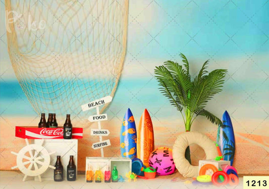 Chill Out Beach babyphotoshoot Backdrop