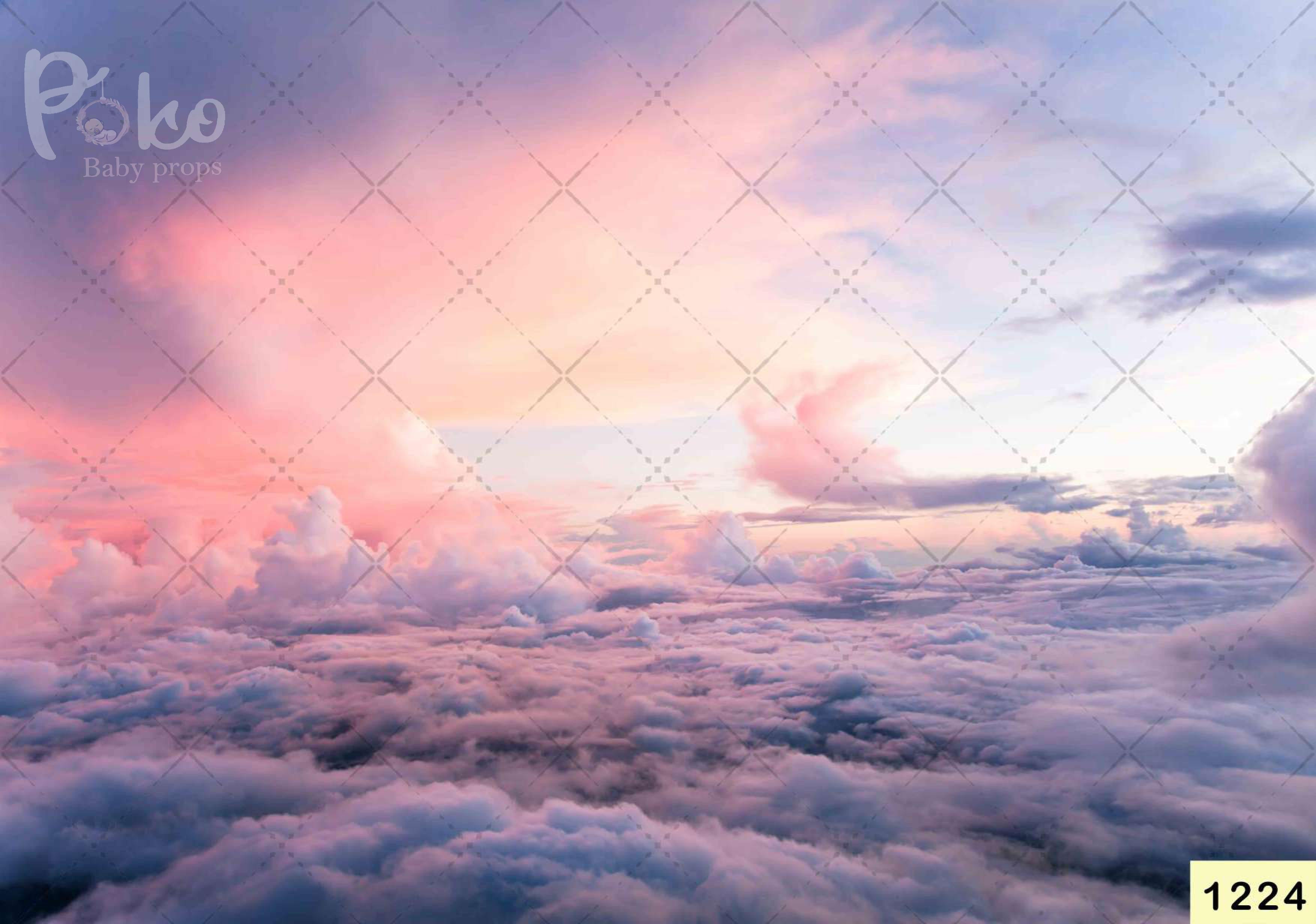 Violet Cloud Backdrop