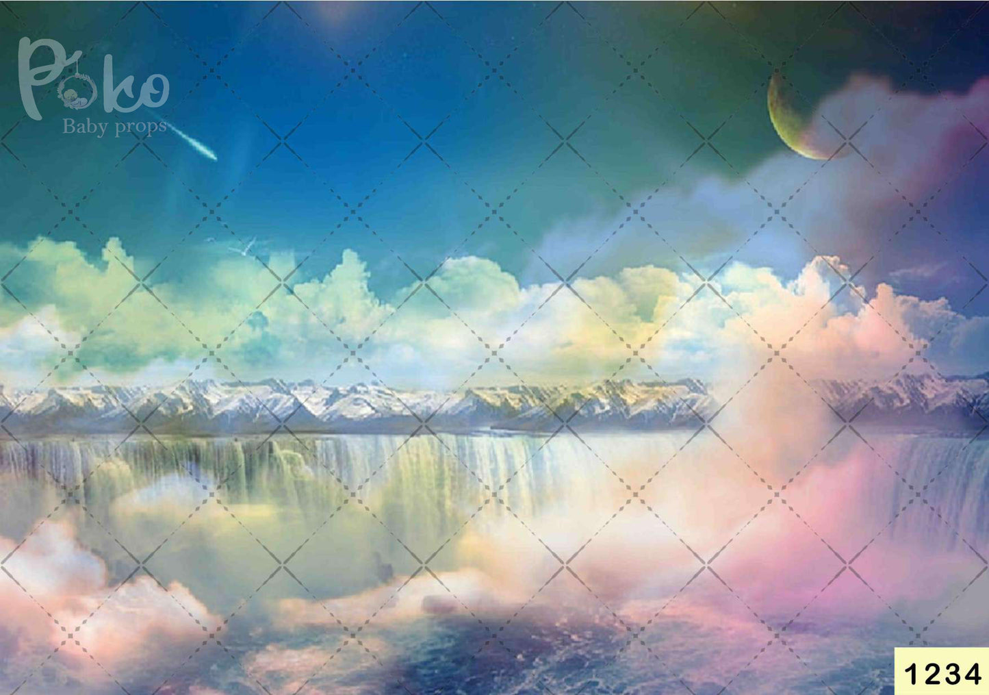 Fabric backdrop-Dream World Backdrop