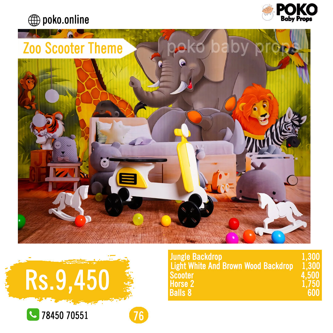 price detail zoo scooter theme