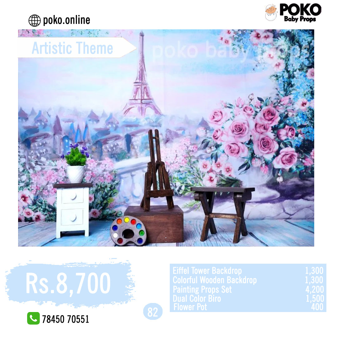 package of artistic theme