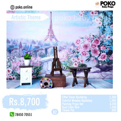 package of artistic theme