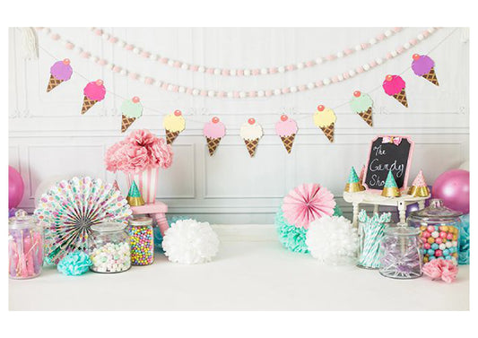 Candy Cake Smash Backdrop