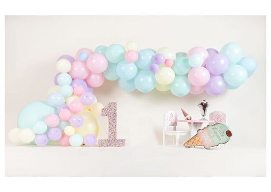 Ice Cream Balloon Backdrop