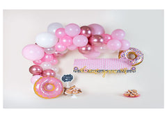 Donut Pink Color Balloon Backdrop