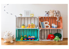 Colorful Shelves Backdrop