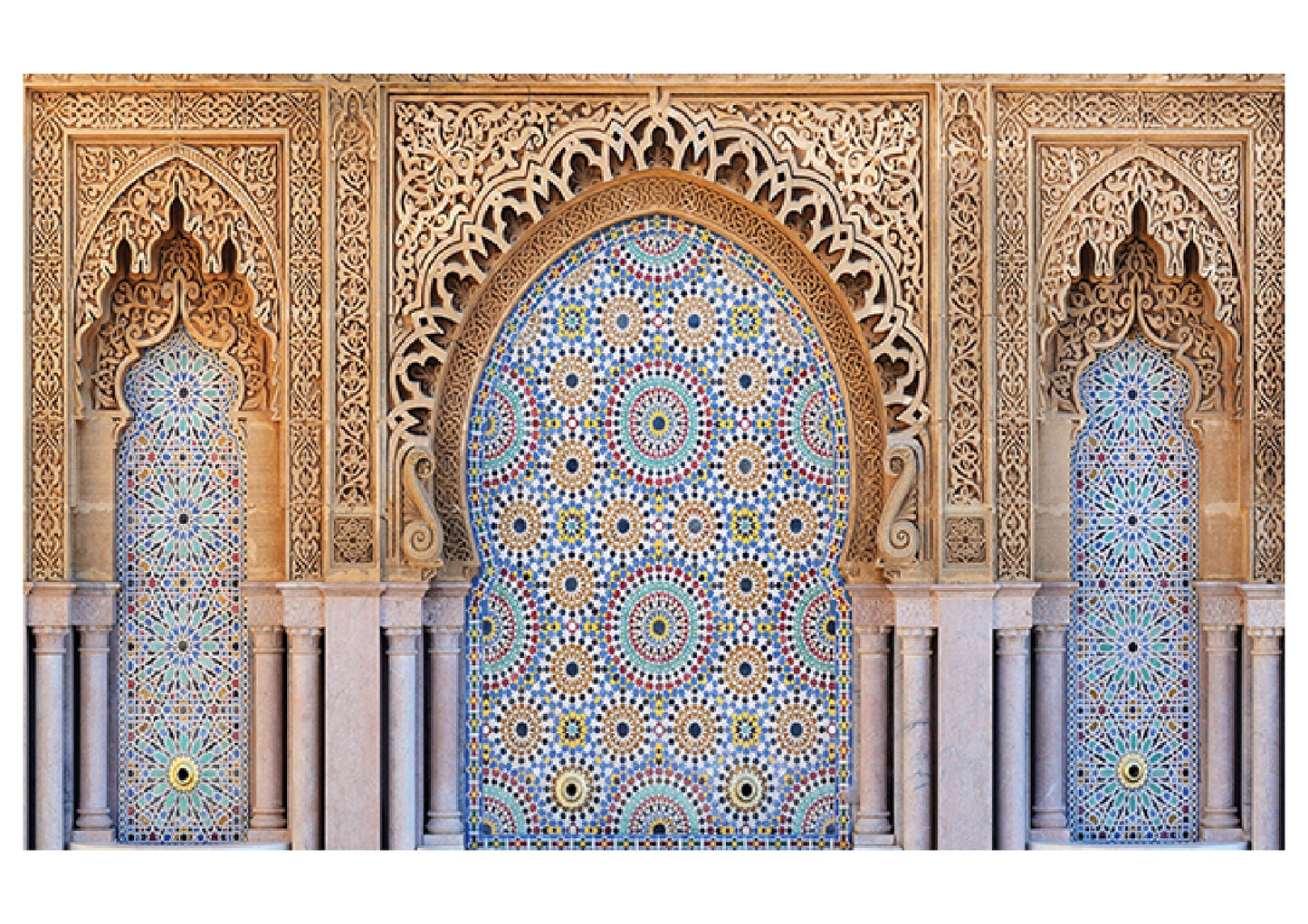 Rabat Tiled Fountain Backdrop