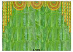 Banana Leaf Flower Decoration Backdrop