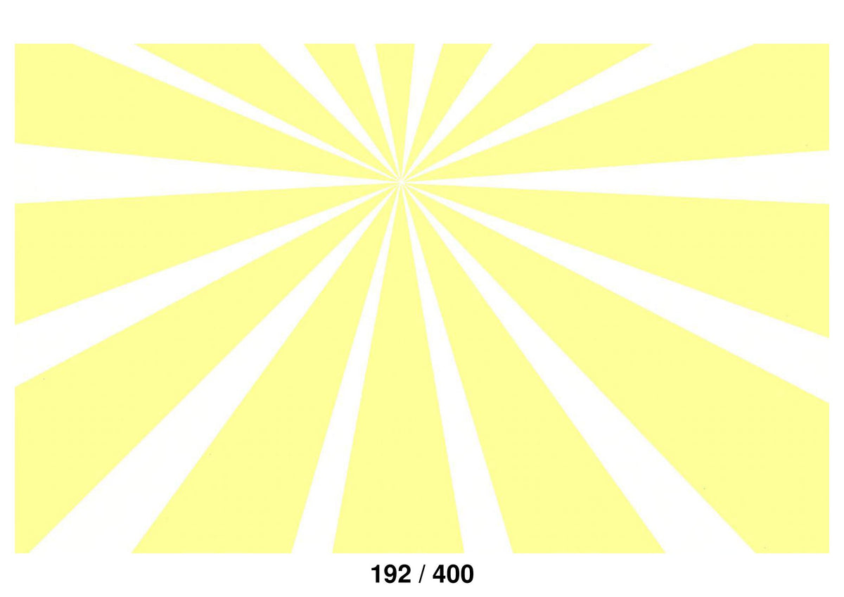 Pastel Yellow White Sunburst Backdrop