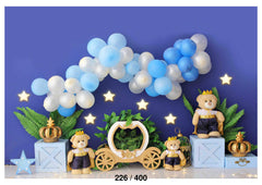 Princess Cart with Balloon Backdrop