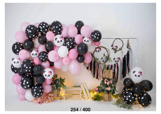 Panda Balloon Backdrop