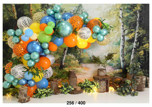 Jungle Balloon Backdrop