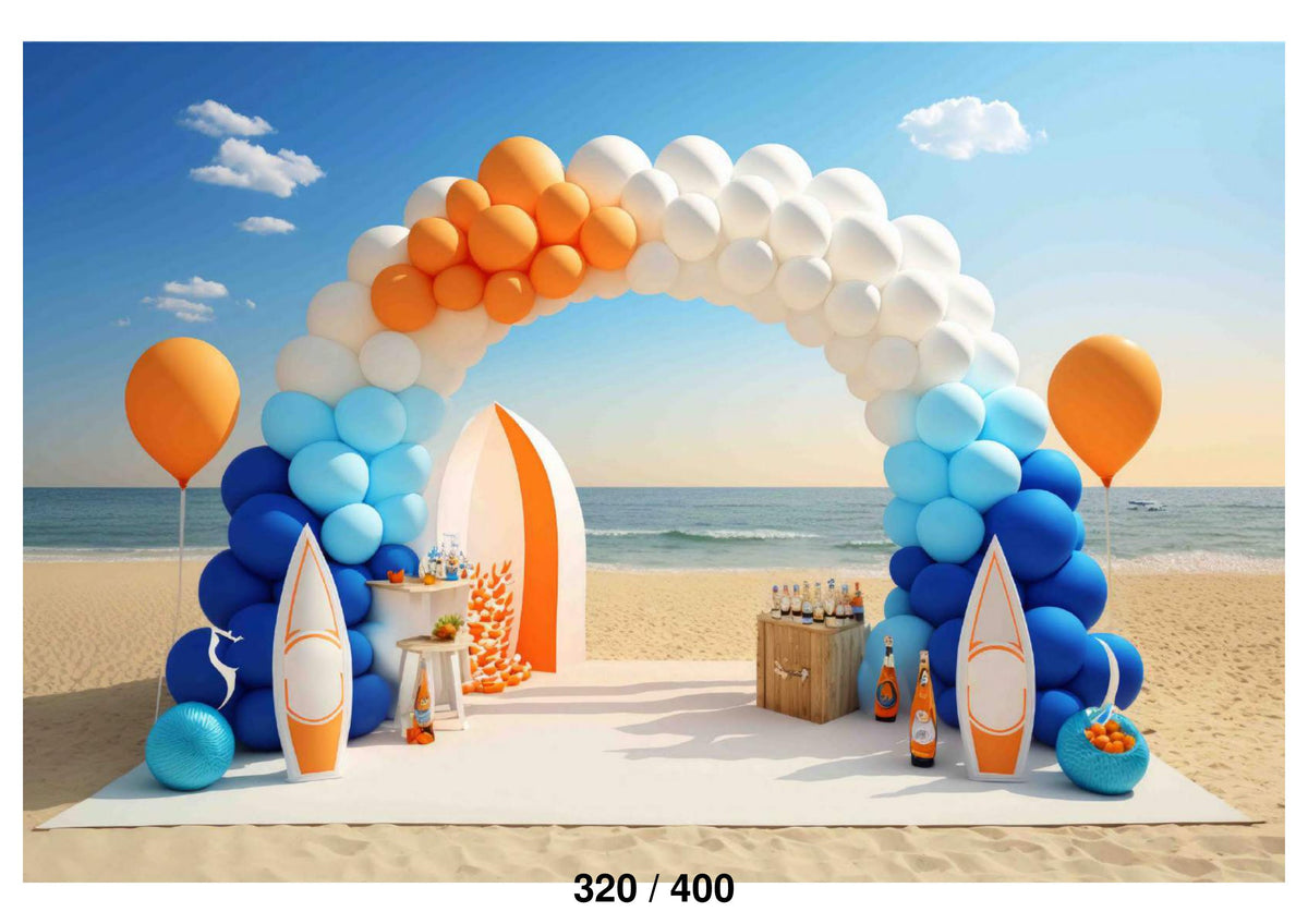 Beach Decoration Balloon Backdrop