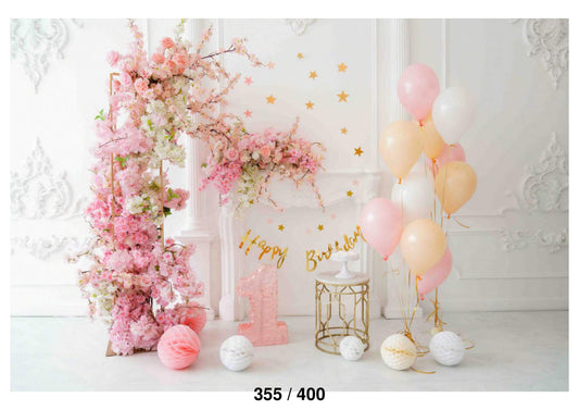 Party Decoration For Baby Girl Backdrop