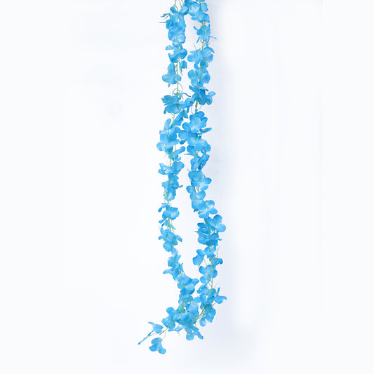 Artificial blue flower creeper