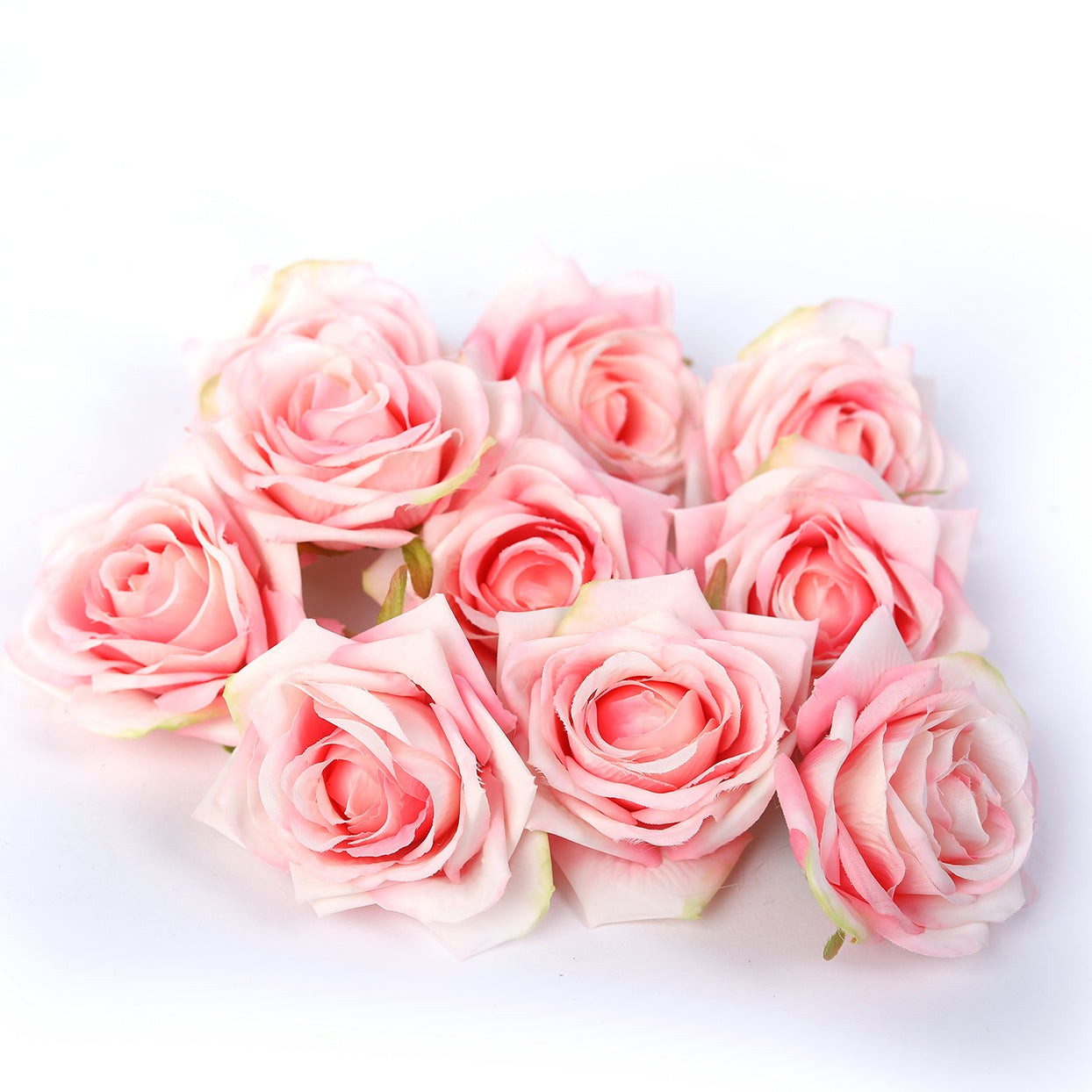 Artificial flower large size- light  rose - single piece