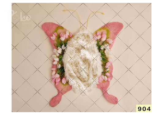 Fabric backdrop-Butterfly Newborn Backdrop