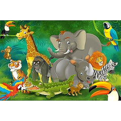 Jungle safari backdrop-Fabric backdrop