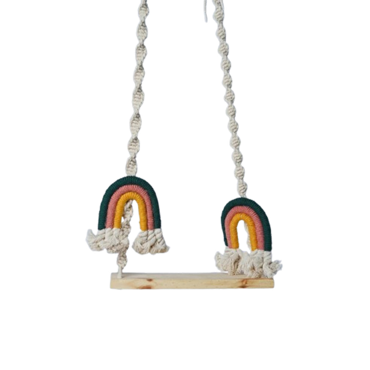 New born wooden swing